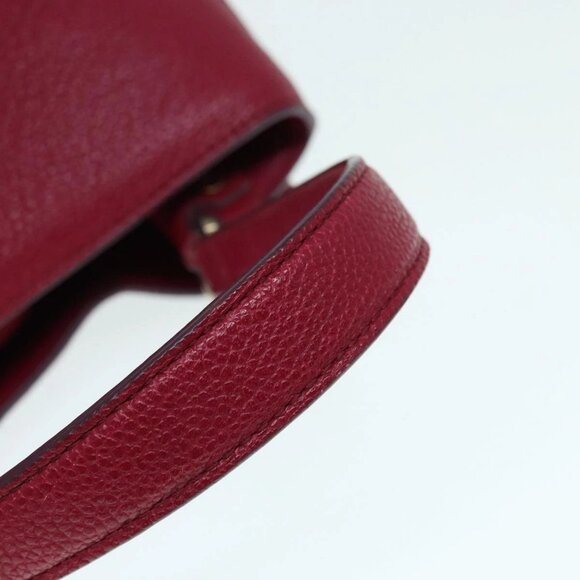 MCM Hand Bag Leather 2way Pink Gold Auth - Picture 7 of 15